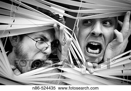 Humor, two scared men in window View Large Photo Image Stock Photography - Humor, two scared men in window. Fotosearch
