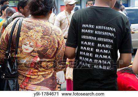 Hundreds of members of the Hare Krishna religion march in Richmond Hill in the New York borough of Queens during their annual Ratha Yatra parade View Large Photo Image Stock Image - Hundreds of members of the Hare Krishna religion march in Richmond Hill in the New York borough of Queens during their annual Ratha Yatra parade. Fotosearch