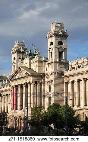Stock Image - Hungary, Budapest, Ethnography Museum. Fotosearch