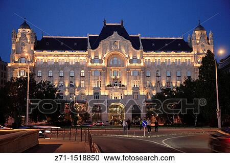 Stock Image - Hungary, Budapest, Gresham Palace, Four Seasons Hotel. Fotosearch