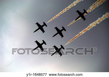 Hungary, Budapest, The French Breitling Jet Team making a pass over the Danube on St Stephen's Day, flying the Aero L-39 Albatros View Large Photo Image Stock Photo - Hungary, Budapest, The French Breitling Jet Team making a pass over the Danube on St Stephen's Day, flying the Aero L-39 Albatros. Fotosearch