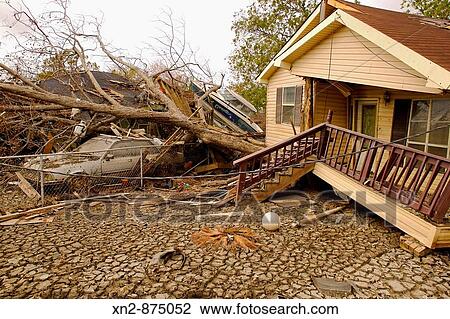 Hurrican Katrina damage. New Orleans, La. The Ninth Ward View Large Photo Image Stock Image - Hurrican Katrina damage. New Orleans, La. The Ninth Ward. Fotosearch