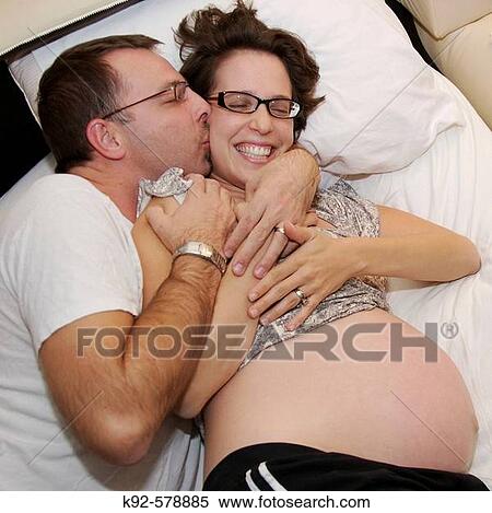 Husband and pregnant wife View Large Photo Image Stock Photography - Husband and pregnant wife. Fotosearch