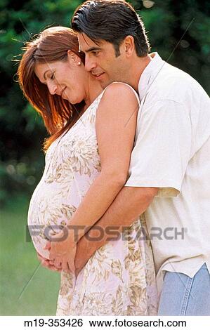 husband with his pregnant wife View Large Photo Image Stock Photograph - husband with his pregnant wife. Fotosearch