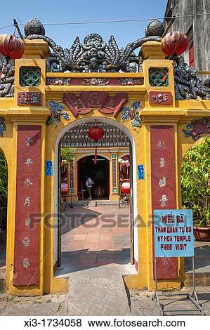Hy Hoa Temple, Hoi An, Quang Nam province, Vietnam View Large Photo Image Stock Photo - Hy Hoa Temple, Hoi An, Quang Nam province, Vietnam. Fotosearch