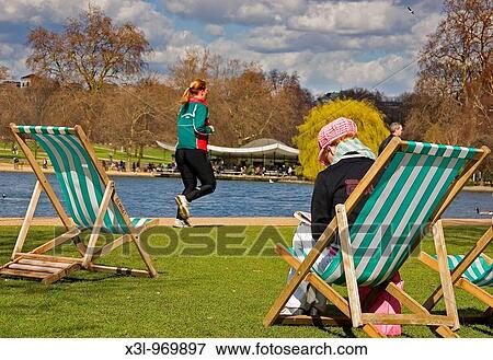 Stock Photo - Hyde Park, London, England UK. Fotosearch