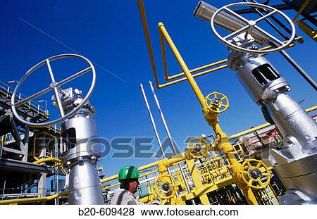 Stock Photo - Hydrocracker. Repsol-YPF oil refinery. Tarragona province. Spain. Fotosearch