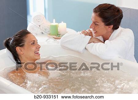 Hydromassage bathtub, Spa-relais View Large Photo Image Stock Image - Hydromassage bathtub, Spa-relais. Fotosearch