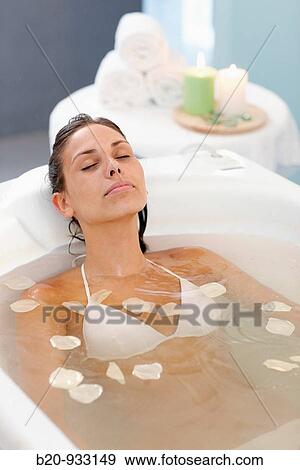 Hydromassage bathtub, Spa-relais View Large Photo Image Stock Photo - Hydromassage bathtub, Spa-relais. Fotosearch