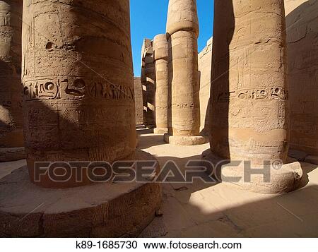 Hypostyle. Karnak Temple. Luxor. Upper Egypt View Large Photo Image Stock Image - Hypostyle. Karnak Temple. Luxor. Upper Egypt. Fotosearch