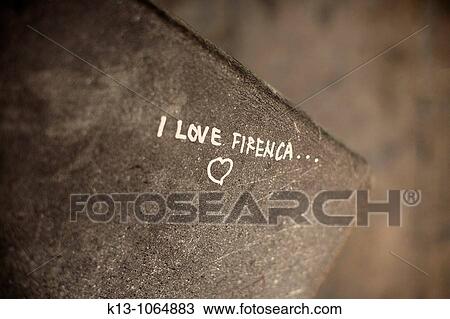 Stock Image - I Love Firenca. Fotosearch