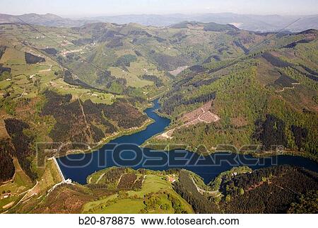 Ibaieder reservoir, Nuarbe, Azpeitia, Guipuzcoa, Basque Country, Spain View Large Photo Image Stock Photography - Ibaieder reservoir, Nuarbe, Azpeitia, Guipuzcoa, Basque Country, Spain. Fotosearch