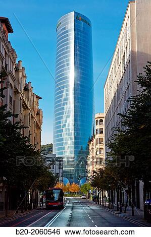 Iberdrola Tower, Elcano street, Bilbao, Bizkaia, Basque Country, Spain View Large Photo Image Stock Photograph - Iberdrola Tower, Elcano street, Bilbao, Bizkaia, Basque Country, Spain. Fotosearch