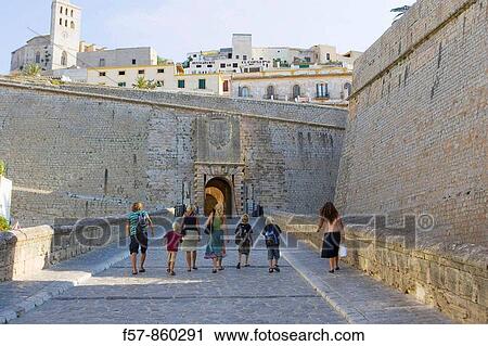 Ibiza town, Balearic Islands, Spain View Large Photo Image Stock Image - Ibiza town, Balearic Islands, Spain. Fotosearch