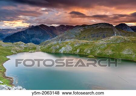 Ibon de Asnos, Sierra de Tendeera, Pyrenees, Huesca province, Aragon, Spain, Europe. View Large Photo Image Stock Photo - Ibon de Asnos, Sierra de Tendeera, Pyrenees, Huesca province, Aragon, Spain, Europe.. Fotosearch