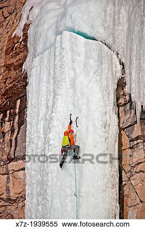 Ice climbing a route called The Boy Scout which is rated WI, 4-5 and located in Lamoille Canyon in The Ruby Mountains in northeastern Nevada View Large Photo Image Stock Photography - Ice climbing a route called The Boy Scout which is rated WI, 4-5 and located in Lamoille Canyon in The Ruby Mountains in northeastern Nevada. Fotosearch