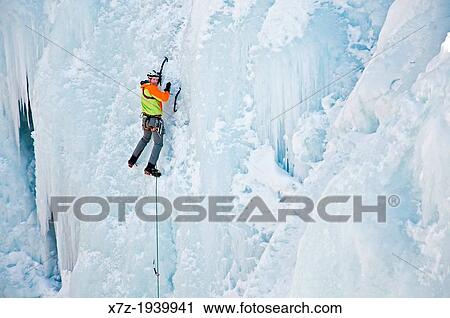 Ice climbing a route called Whitts World which is rated WI-4 at The Ouray Ice Park in the Uncompahgre River Gorge near the town of Ouray in southwestern Colorado. View Large Photo Image Stock Image - Ice climbing a route called Whitts World which is rated WI-4 at The Ouray Ice Park in the Uncompahgre River Gorge near the town of Ouray in southwestern Colorado.. Fotosearch