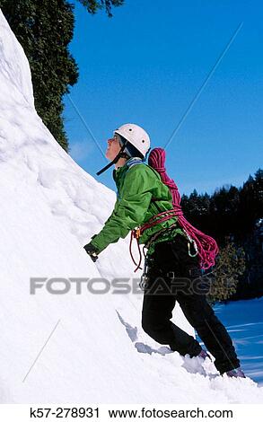Ice Climbing View Large Photo Image Stock Image - Ice Climbing. Fotosearch