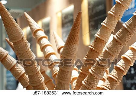 Ice Cream Cone View Large Photo Image Stock Image - Ice Cream Cone. Fotosearch