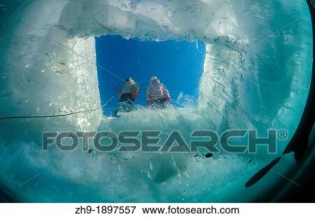 ice-diving, in lake Baikal, Siberia, Russia, island Olkhon View Large Photo Image Stock Photo - ice-diving, in lake Baikal, Siberia, Russia, island Olkhon. Fotosearch