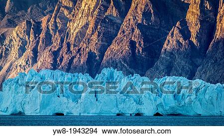 Icebergs, Scoresbysund, Greenland. View Large Photo Image Picture - Icebergs, Scoresbysund, Greenland.. Fotosearch