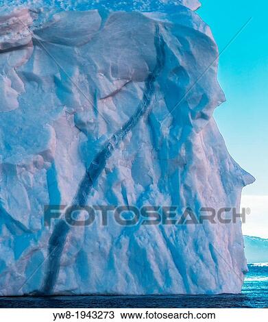 Stock Image - Icebergs, Scoresbysund, Greenland.. Fotosearch