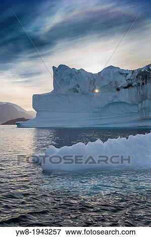 Stock Photo - Icebergs, Scoresbysund, Greenland.. Fotosearch