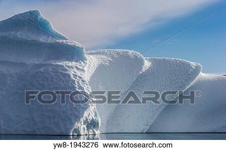 Stock Photograph - Icebergs, Scoresbysund, Greenland.. Fotosearch