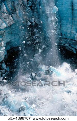 Icefall on Franz Josef Glacier on the South Island of New Zealand View Large Photo Image Stock Photo - Icefall on Franz Josef Glacier on the South Island of New Zealand. Fotosearch