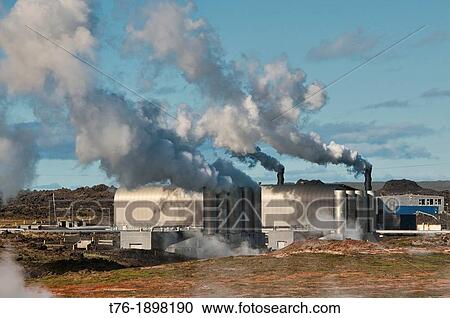Iceland, Reykjanes Power Station, geothermal power plant View Large Photo Image Stock Image - Iceland, Reykjanes Power Station, geothermal power plant. Fotosearch
