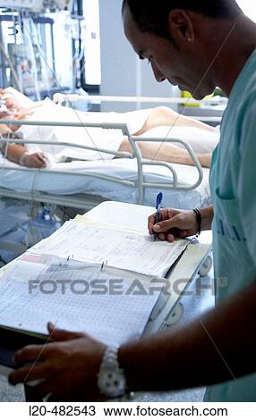Stock Image - ICM, ICU (Intensive Care Unit). Hospital Universitario Gran Canaria Doctor Negrin, Las Palmas de Gran Canaria. Canary Islands, Spain. Fotosearch