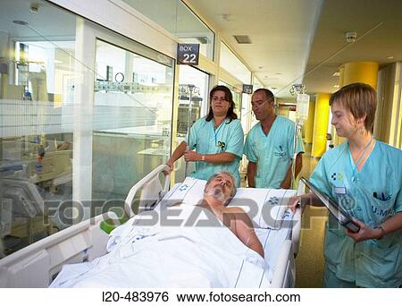 Stock Photograph - ICM, ICU (Intensive Care Unit). Hospital Universitario Gran Canaria Doctor Negrin, Las Palmas de Gran Canaria. Canary Islands, Spain. Fotosearch