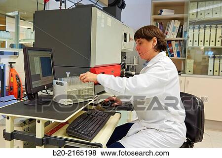 Stock Photo - ICP-OES. Inductively coupled plasma atomic emission spectroscopy (ICP-AES). Fotosearch