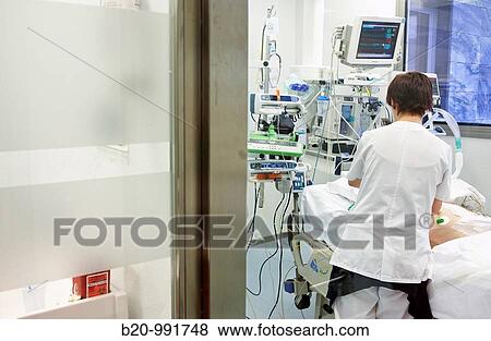ICU (Intensive Care Unit), Hospital Policlinica Gipuzkoa, San Sebastian, Donostia, Euskadi, Spain View Large Photo Image Stock Photo - ICU (Intensive Care Unit), Hospital Policlinica Gipuzkoa, San Sebastian, Donostia, Euskadi, Spain. Fotosearch