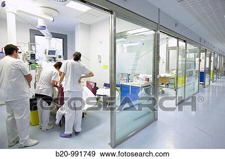 ICU (Intensive Care Unit), Hospital Policlinica Gipuzkoa, San Sebastian, Donostia, Euskadi, Spain View Large Photo Image Stock Photo - ICU (Intensive Care Unit), Hospital Policlinica Gipuzkoa, San Sebastian, Donostia, Euskadi, Spain. Fotosearch