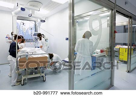 ICU (Intensive Care Unit), Hospital Policlinica Gipuzkoa, San Sebastian, Donostia, Euskadi, Spain View Large Photo Image Stock Photo - ICU (Intensive Care Unit), Hospital Policlinica Gipuzkoa, San Sebastian, Donostia, Euskadi, Spain. Fotosearch