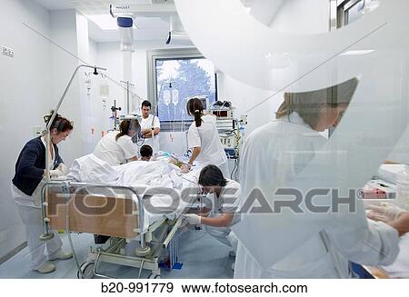 ICU (Intensive Care Unit), Hospital Policlinica Gipuzkoa, San Sebastian, Donostia, Euskadi, Spain View Large Photo Image Stock Photo - ICU (Intensive Care Unit), Hospital Policlinica Gipuzkoa, San Sebastian, Donostia, Euskadi, Spain. Fotosearch