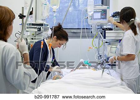 ICU (Intensive Care Unit), Hospital Policlinica Gipuzkoa, San Sebastian, Donostia, Euskadi, Spain View Large Photo Image Stock Photo - ICU (Intensive Care Unit), Hospital Policlinica Gipuzkoa, San Sebastian, Donostia, Euskadi, Spain. Fotosearch