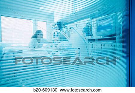 Stock Image - ICU, Intensive Care Unit. Fotosearch