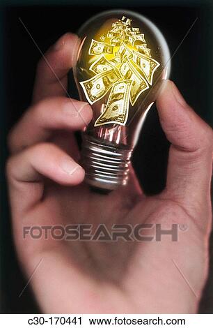 Stock Image - Ideas equal money. Fotosearch