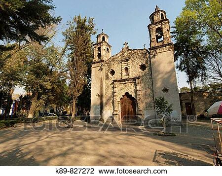 Iglesia de Nuestra Seora de la Concepci? n. Barrio de Coyoacan. Ciudad de M? xico. View Large Photo Image Stock Image - Iglesia de Nuestra Seora de la Concepci? n. Barrio de Coyoacan. Ciudad de M? xico.. Fotosearch