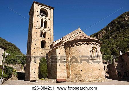 Iglesia de Sant Crist? fol de Beget. RomBnica. Siglo XII. Beget, Camprod? n, Ripoll? s, Girona, Catalunya, Espaa. View Large Photo Image Stock Image - Iglesia de Sant Crist? fol de Beget. RomBnica. Siglo XII. Beget, Camprod? n, Ripoll? s, Girona, Catalunya, Espaa.. Fotosearch