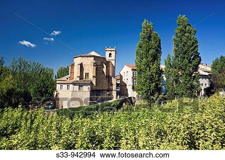Iglesia en Trillo Guadalajara. Castile-La Mancha, Spain View Large Photo Image Picture - Iglesia en Trillo Guadalajara. Castile-La Mancha, Spain. Fotosearch