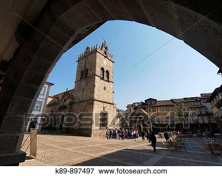 Stock Photo - Iglesia Nuestra Sra. de Oliveira. Guimaraes. Portugal.. Fotosearch
