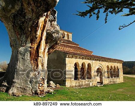 Iglesia romBnica de Tejera de Fausto. Provincia de Segovia, Castilla, Espaa View Large Photo Image Stock Photo - Iglesia romBnica de Tejera de Fausto. Provincia de Segovia, Castilla, Espaa. Fotosearch