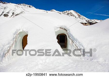 Igloo village at K? htai, Innsbruck, Tyrol, Austria, Europe. View Large Photo Image Stock Image - Igloo village at K? htai, Innsbruck, Tyrol, Austria, Europe.. Fotosearch
