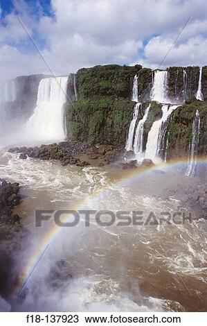 Iguazu River Falls. Argentina View Large Photo Image Stock Image - Iguazu River Falls. Argentina. Fotosearch