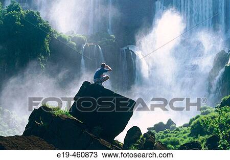 Iguazu waterfalls, Argentina View Large Photo Image Stock Image - Iguazu waterfalls, Argentina. Fotosearch