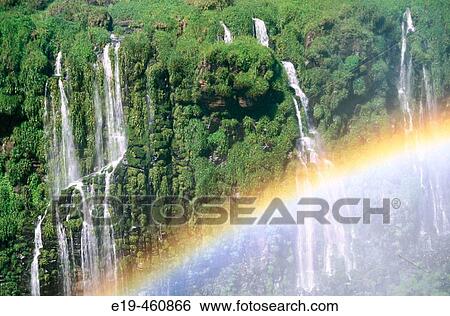 Stock Photograph - Iguazu waterfalls, Argentina. Fotosearch