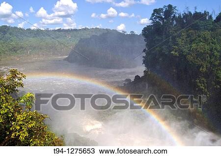 Stock Image - Iguazu waterfalls, Iguazu National Park, Argentina. Fotosearch
